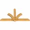 Ekena Millwork Redmond Rough Sawn Timber Gable Bracket, Western Red Cedar, 84"W x 49"H x 4"D x 6"F, 14/12 Pitch GBW084X49X0406RED00RWR - alternate 4